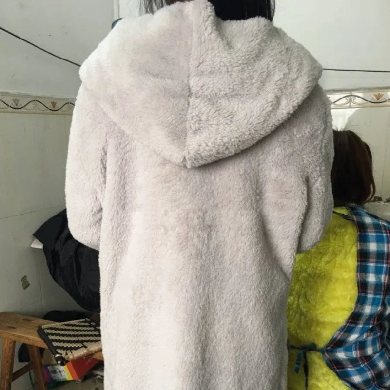 Luxe Teddy Longline Coat Cardigans