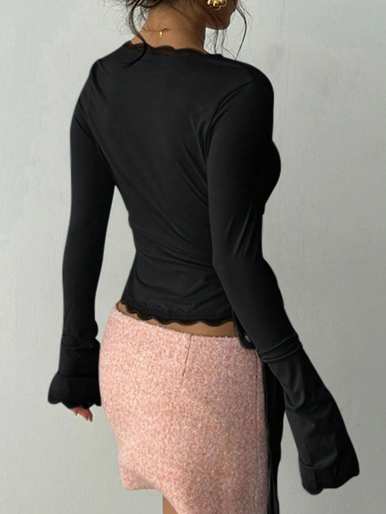 Lunaria Lace Wrap Top