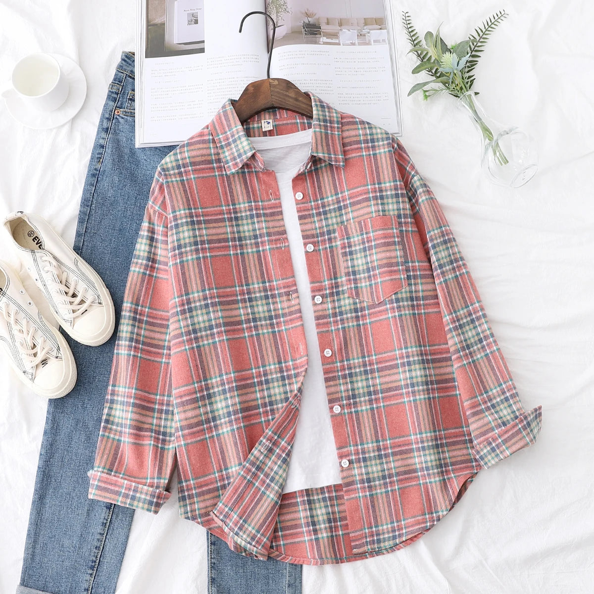 Everyday Check Flannel Shirt Collection