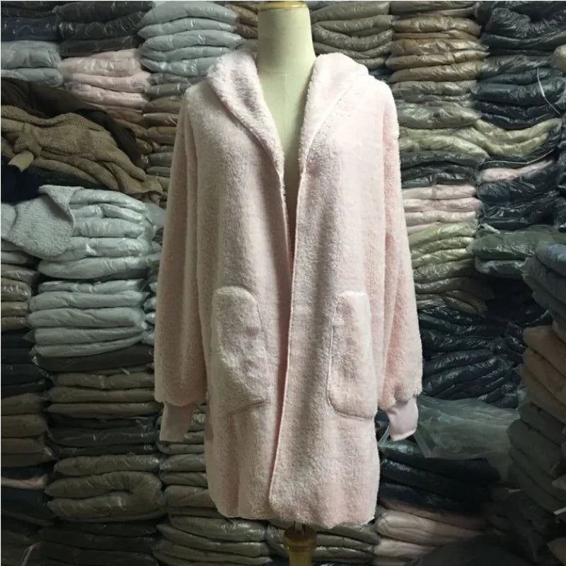 Luxe Teddy Longline Coat Cardigans