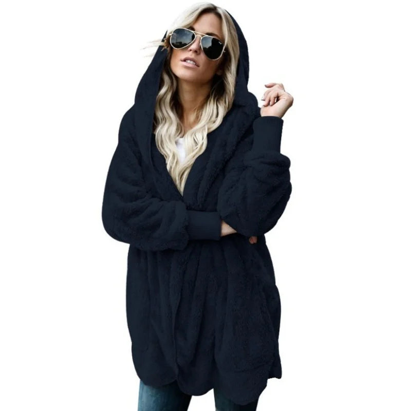 Luxe Teddy Longline Coat Cardigans