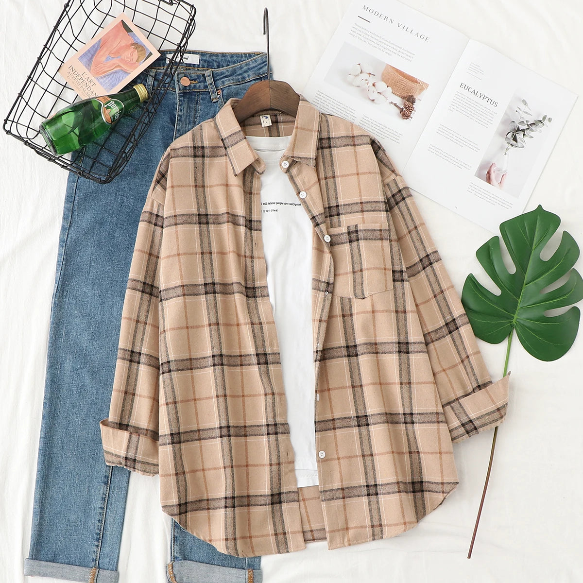 Everyday Check Flannel Shirt Collection