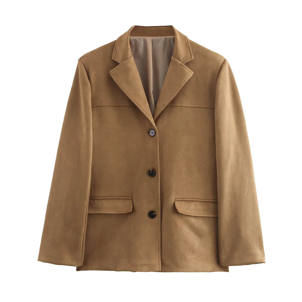 Veloura Classic Suede Blazer