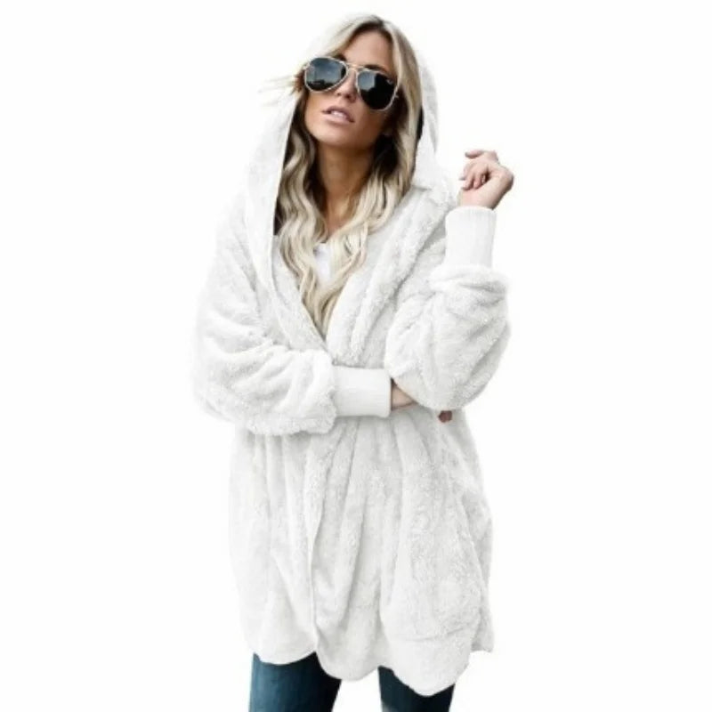 Luxe Teddy Longline Coat Cardigans