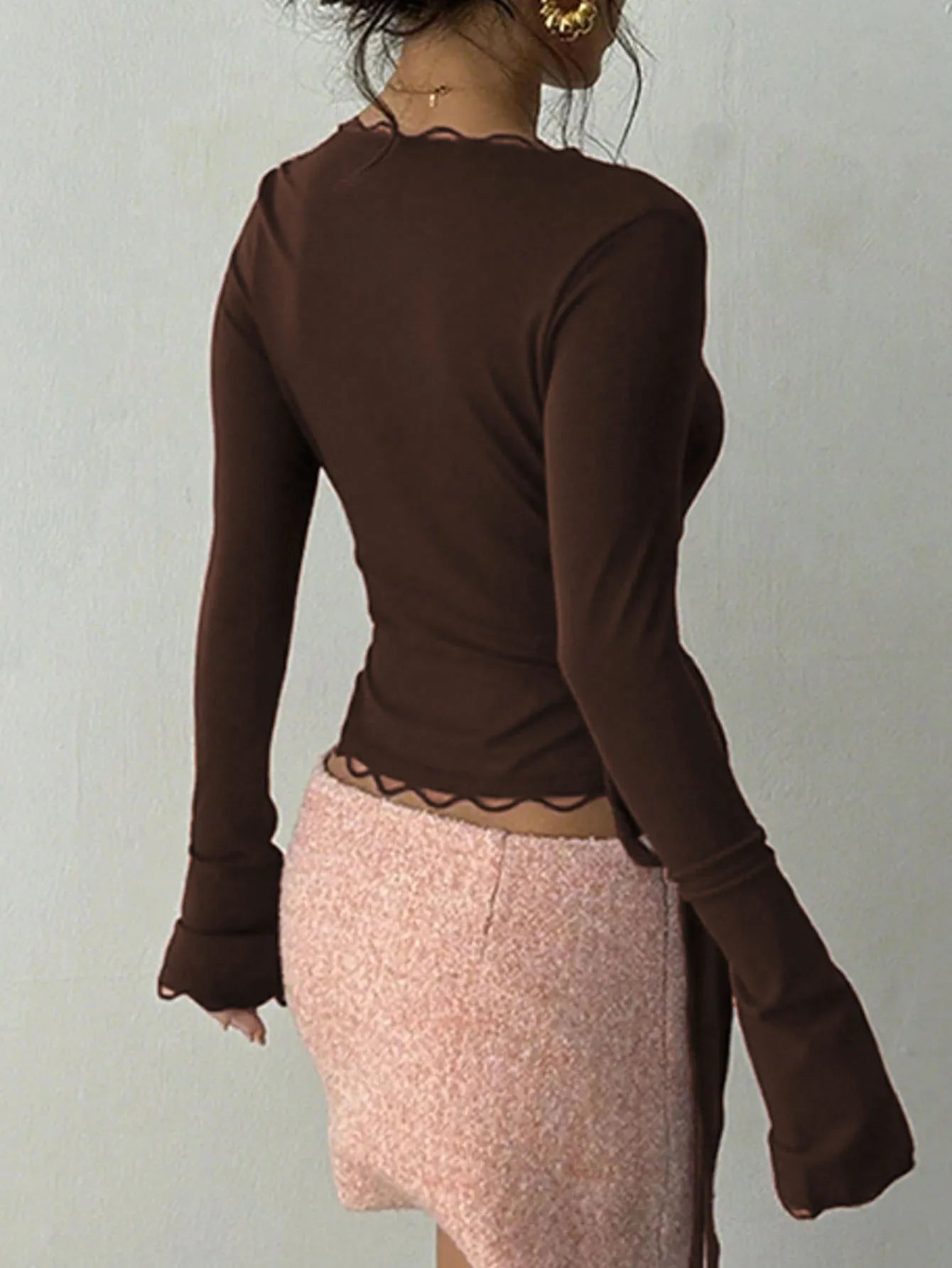 Lunaria Lace Wrap Top