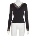 Élise Lace V-Neck Top